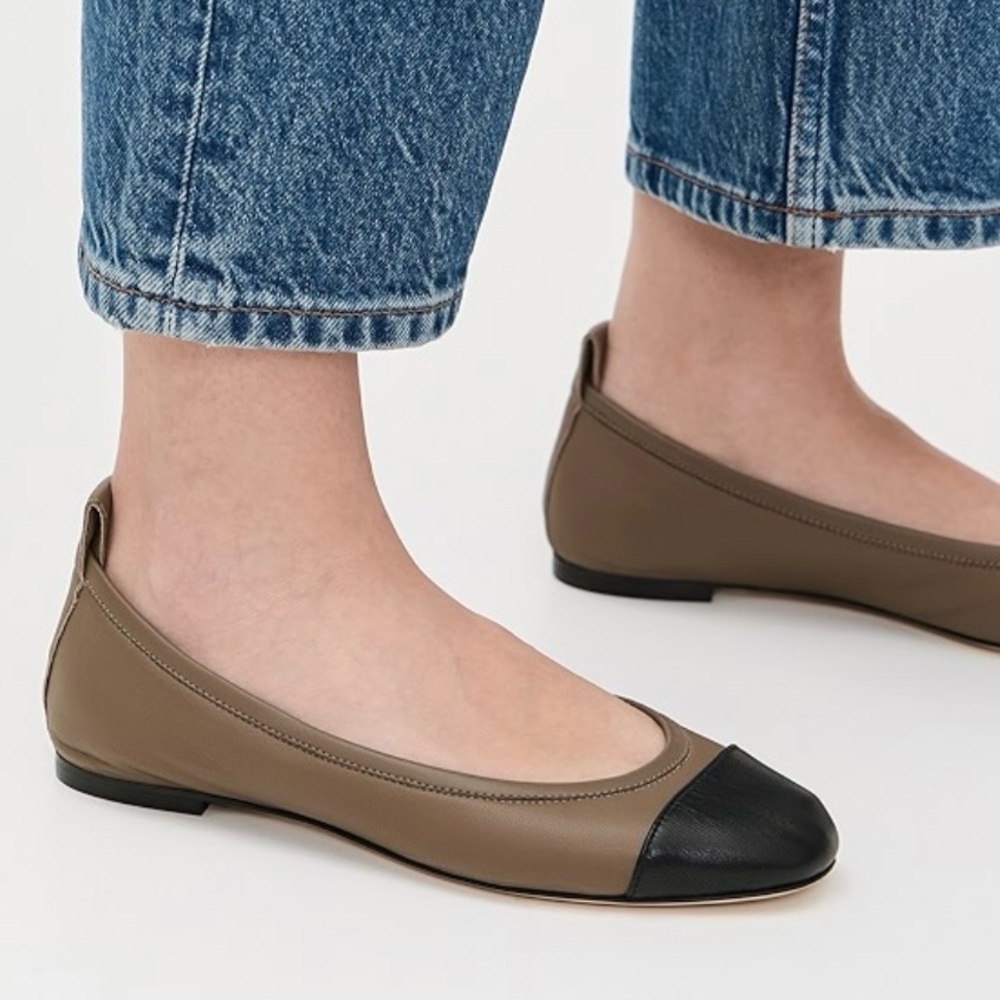 NEW IN BOX - Jamie Haller cap toe flats